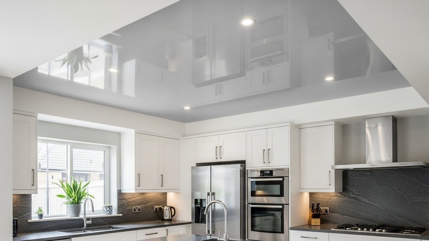 Натяжные потолки для кухни влагостойкие