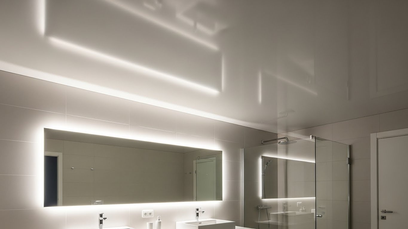 Натяжные потолки для ванной влагостойкие