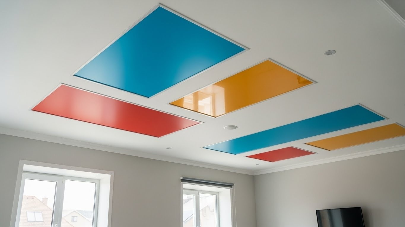 Натяжные потолки для детской матовые