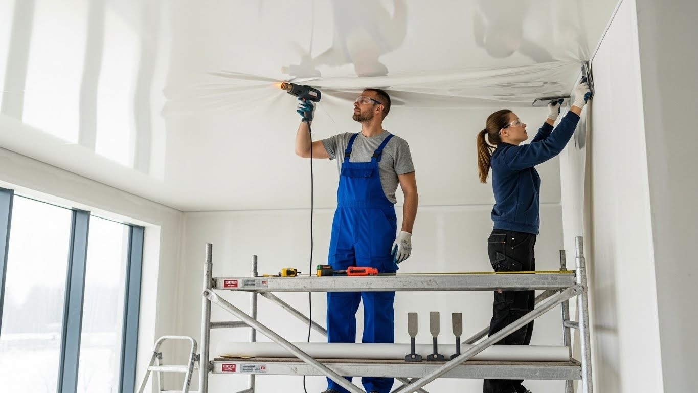 Установка натяжных потолков: советы профессионалов