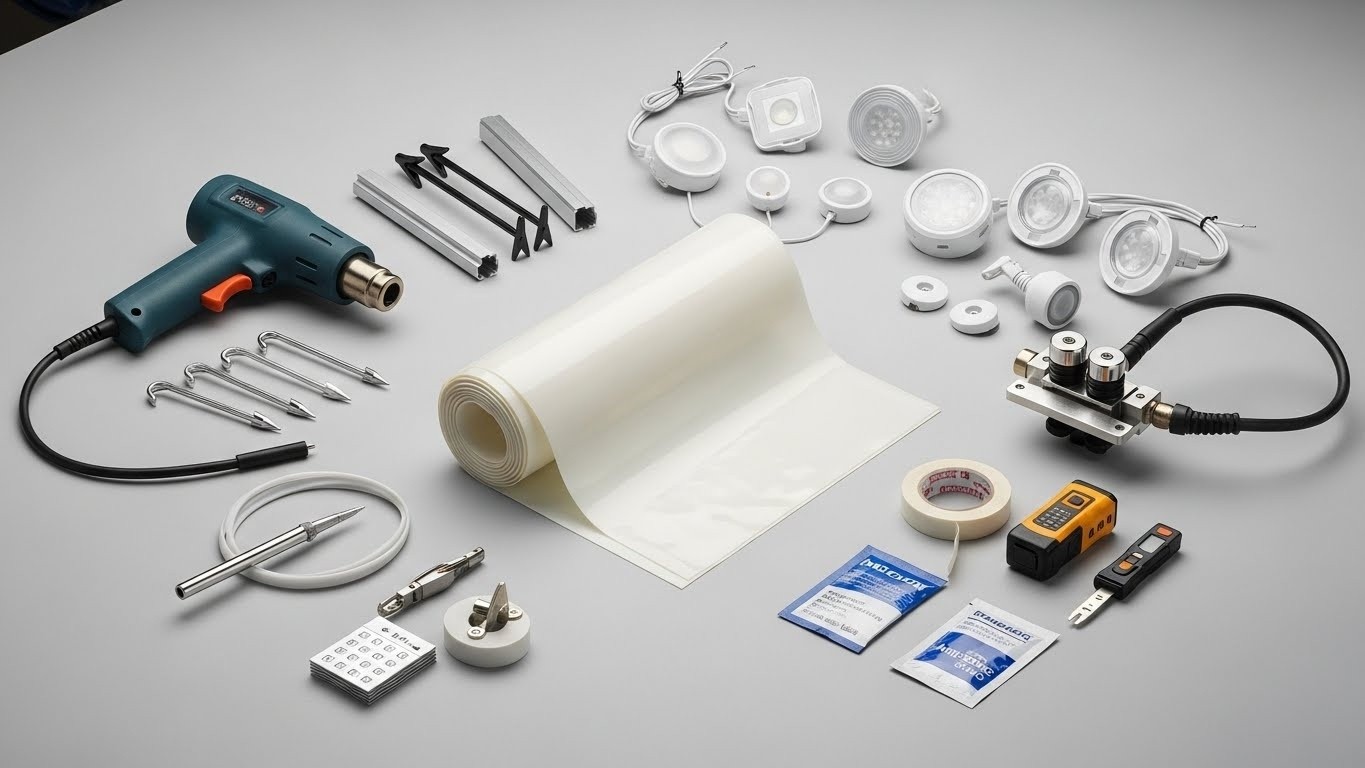 Какие технологии используются для изготовления натяжных потолков