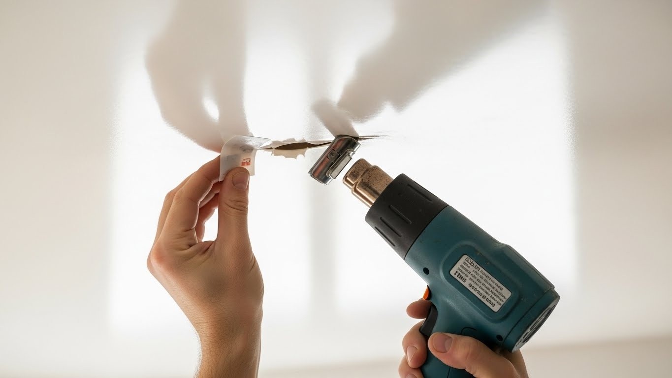 Ремонт натяжных потолков: что можно сделать своими руками