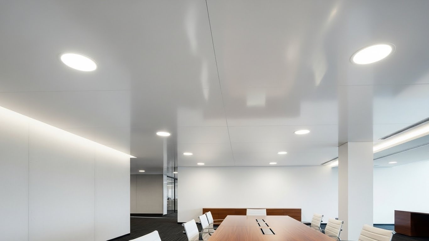 Звукоизоляционный натяжной потолок для коммерческих помещений