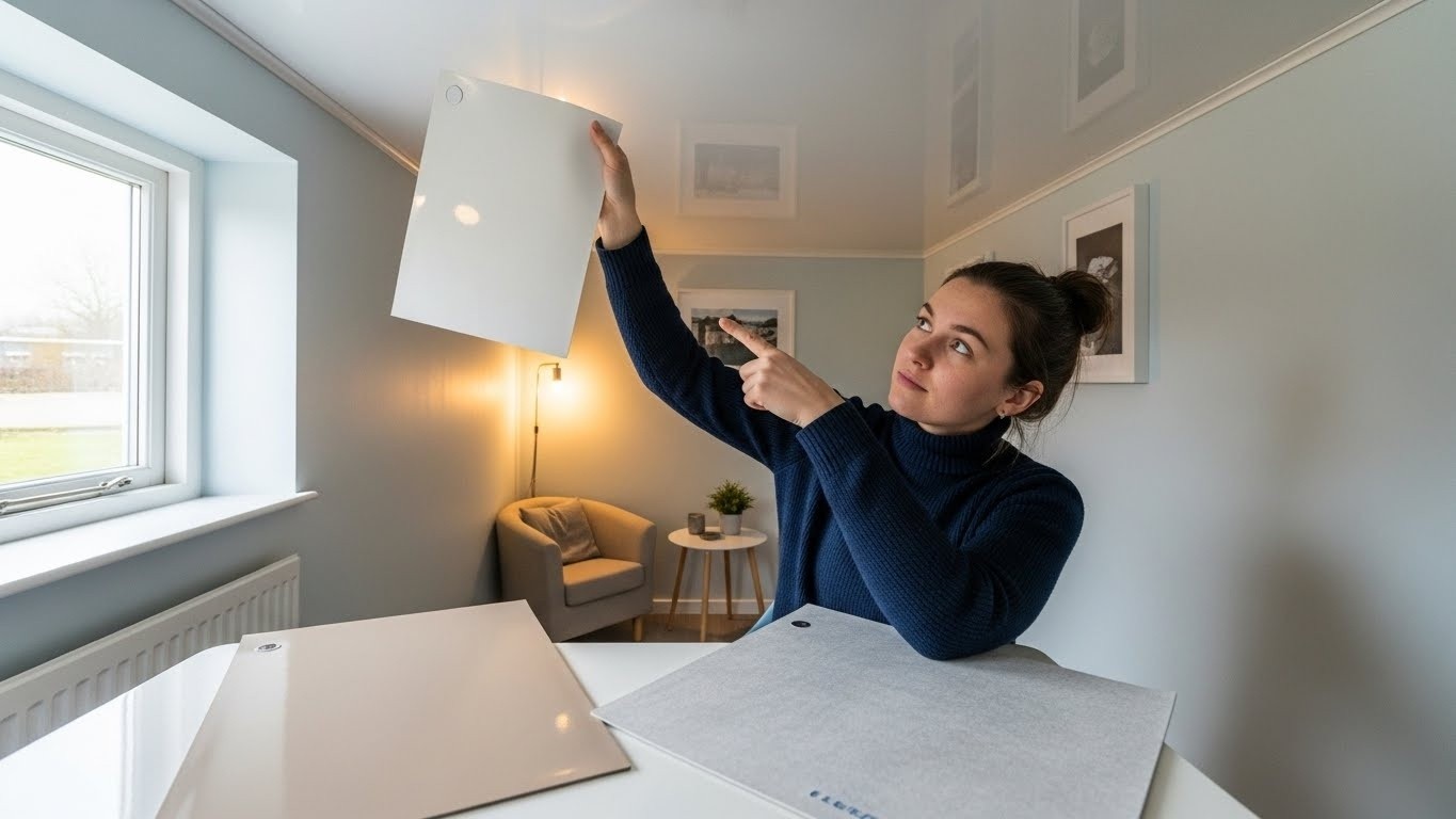 Как выбрать натяжной потолок для маленькой комнаты