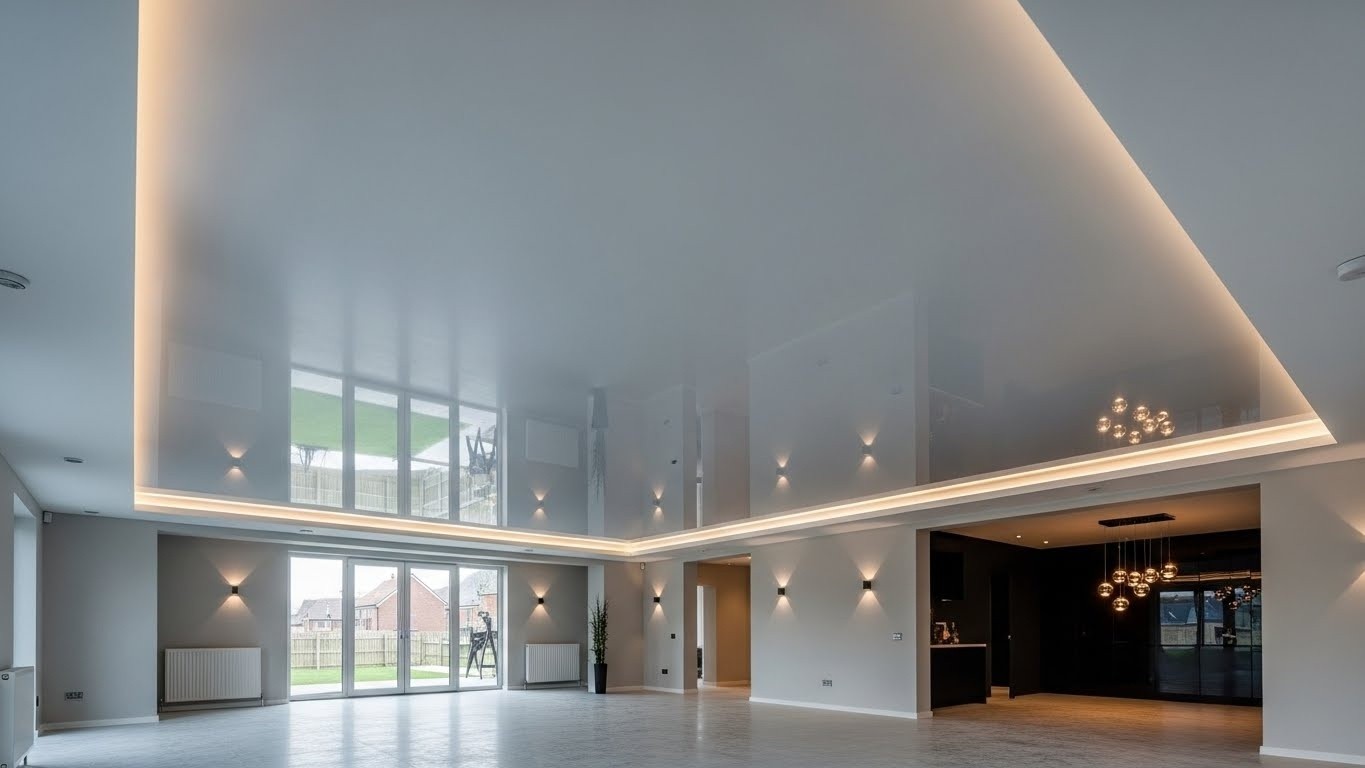 Натяжные потолки из ПВХ глянцевые