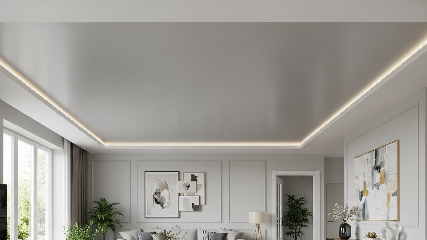 Натяжные потолки из ПВХ матовые