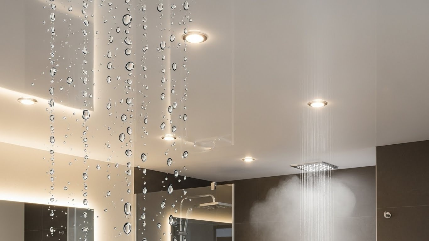 Натяжные потолки из ПВХ влагостойкие