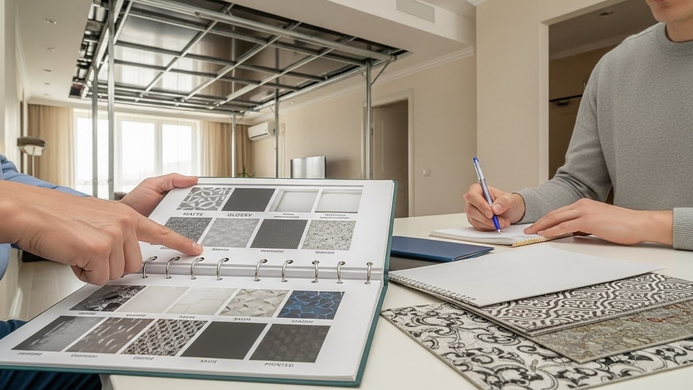 Как выбрать натяжной потолок для своей квартиры