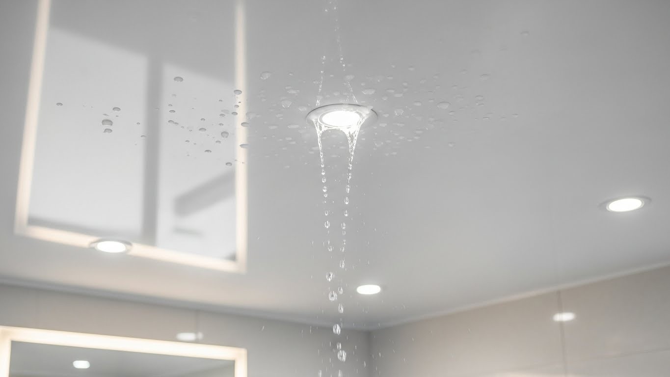 Натяжные потолки из сатина влагостойкие