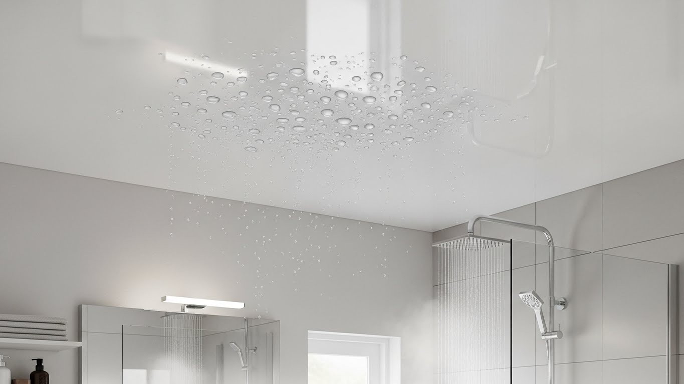 Влагостойкий сатиновый натяжной потолок