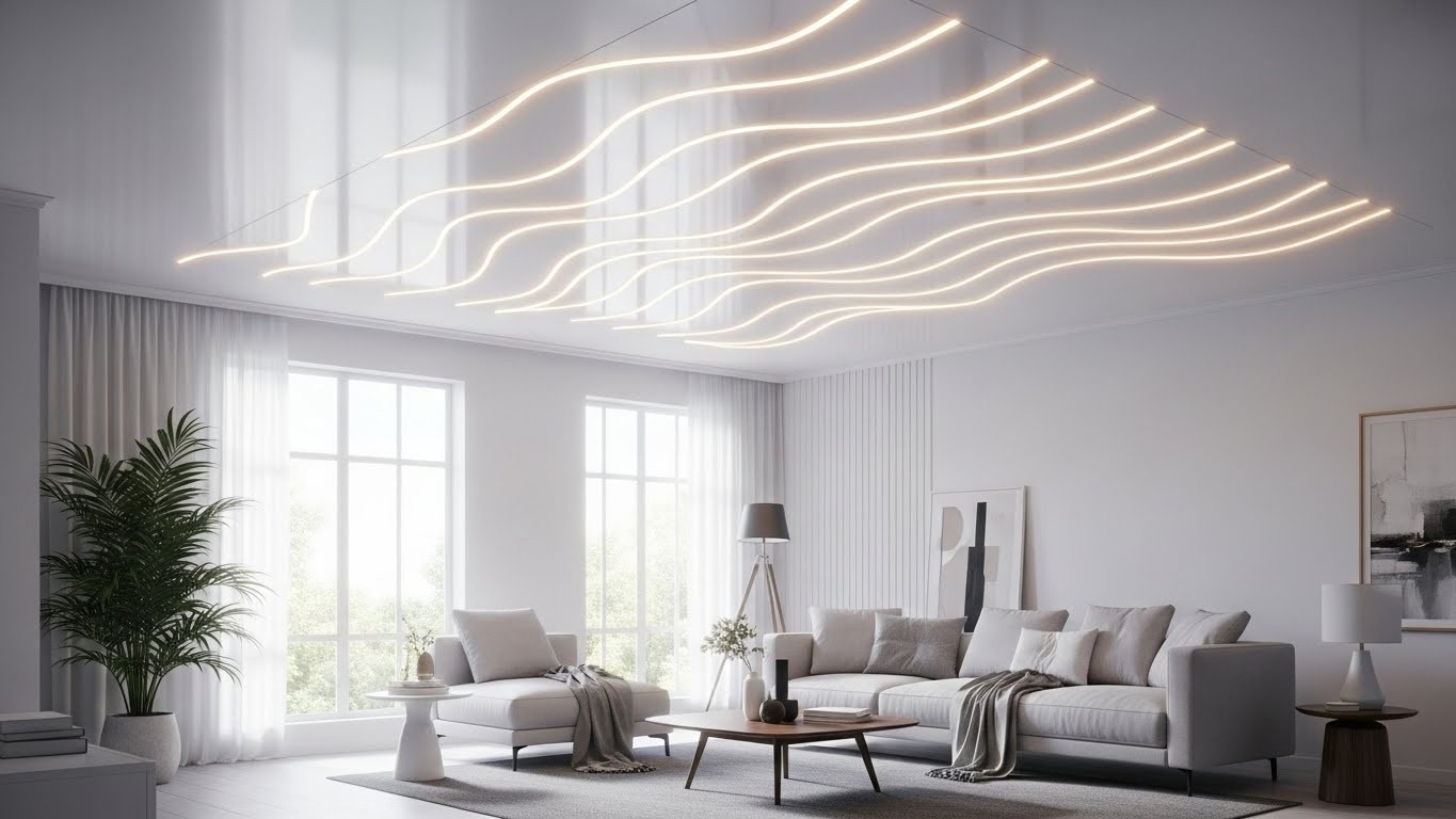 Энергосбережение с помощью натяжных потолков