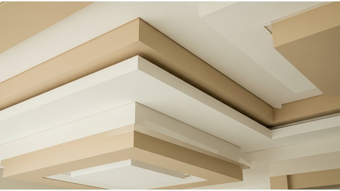 Натяжные потолки из матовой пленки многоуровневые