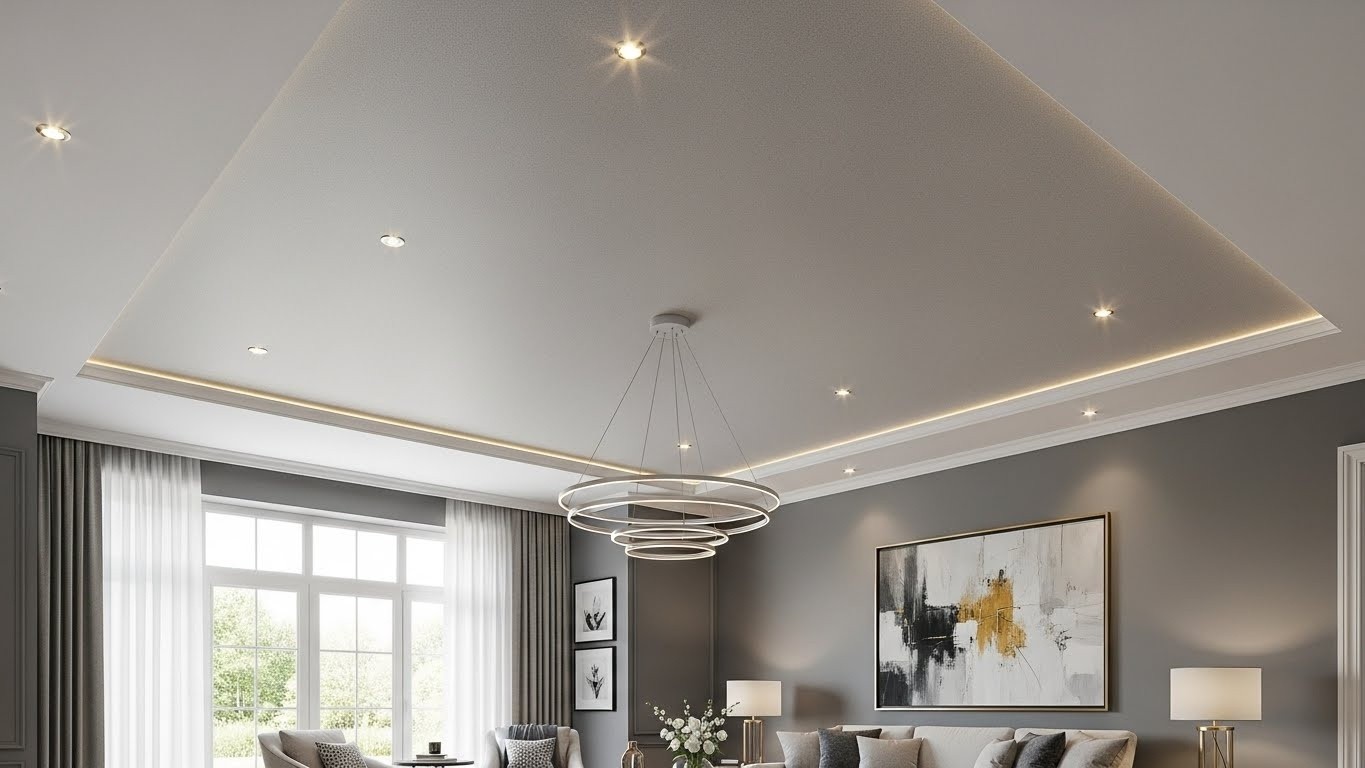 Натяжные потолки матовые сатиновые