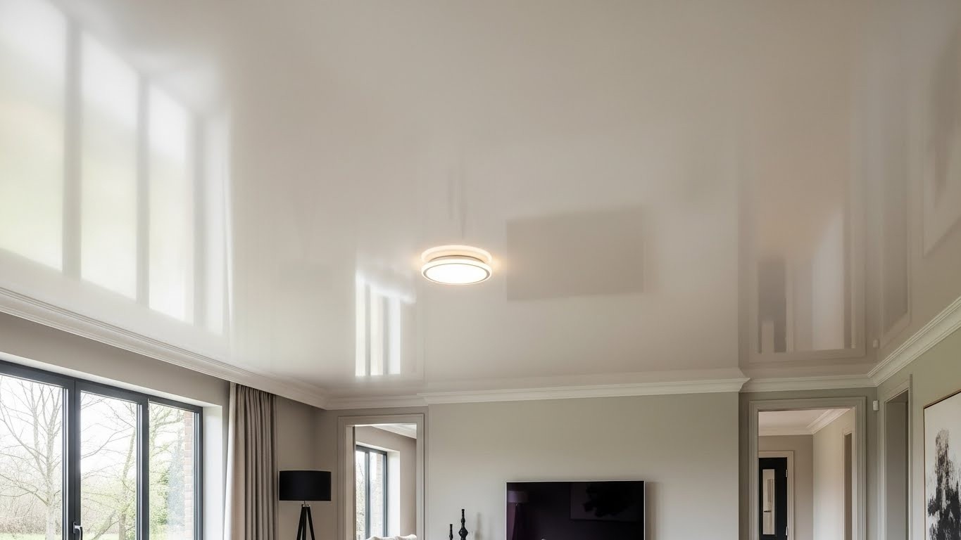 Натяжные потолки сатиновые одноуровневые