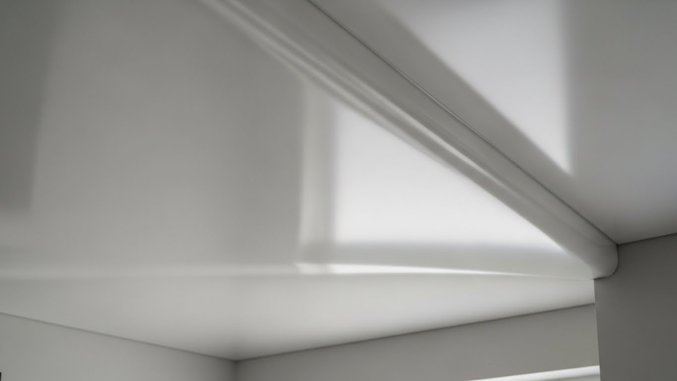 Сатиновый матовый натяжной потолок