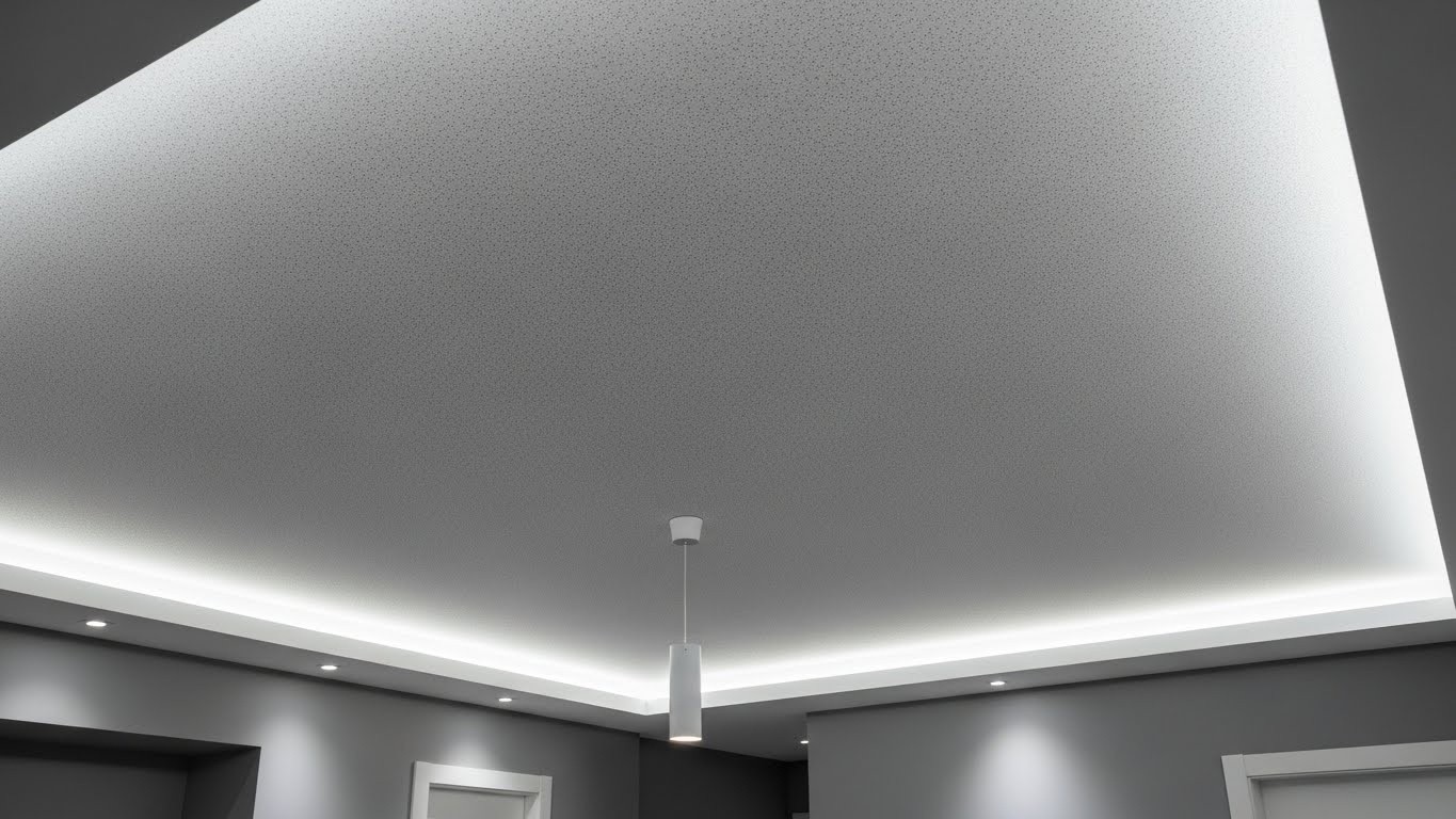 Натяжные потолки фактурные матовые