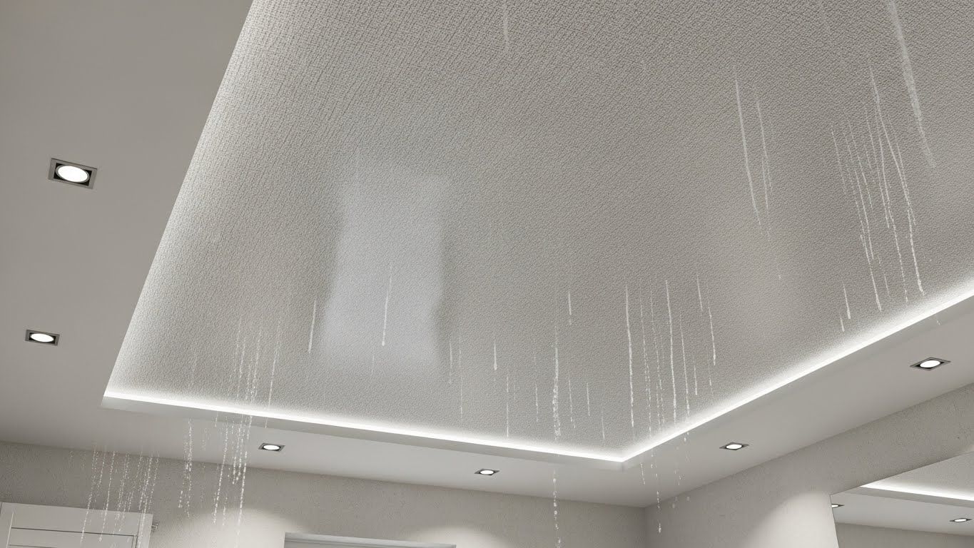 Натяжные потолки фактурные влагостойкие
