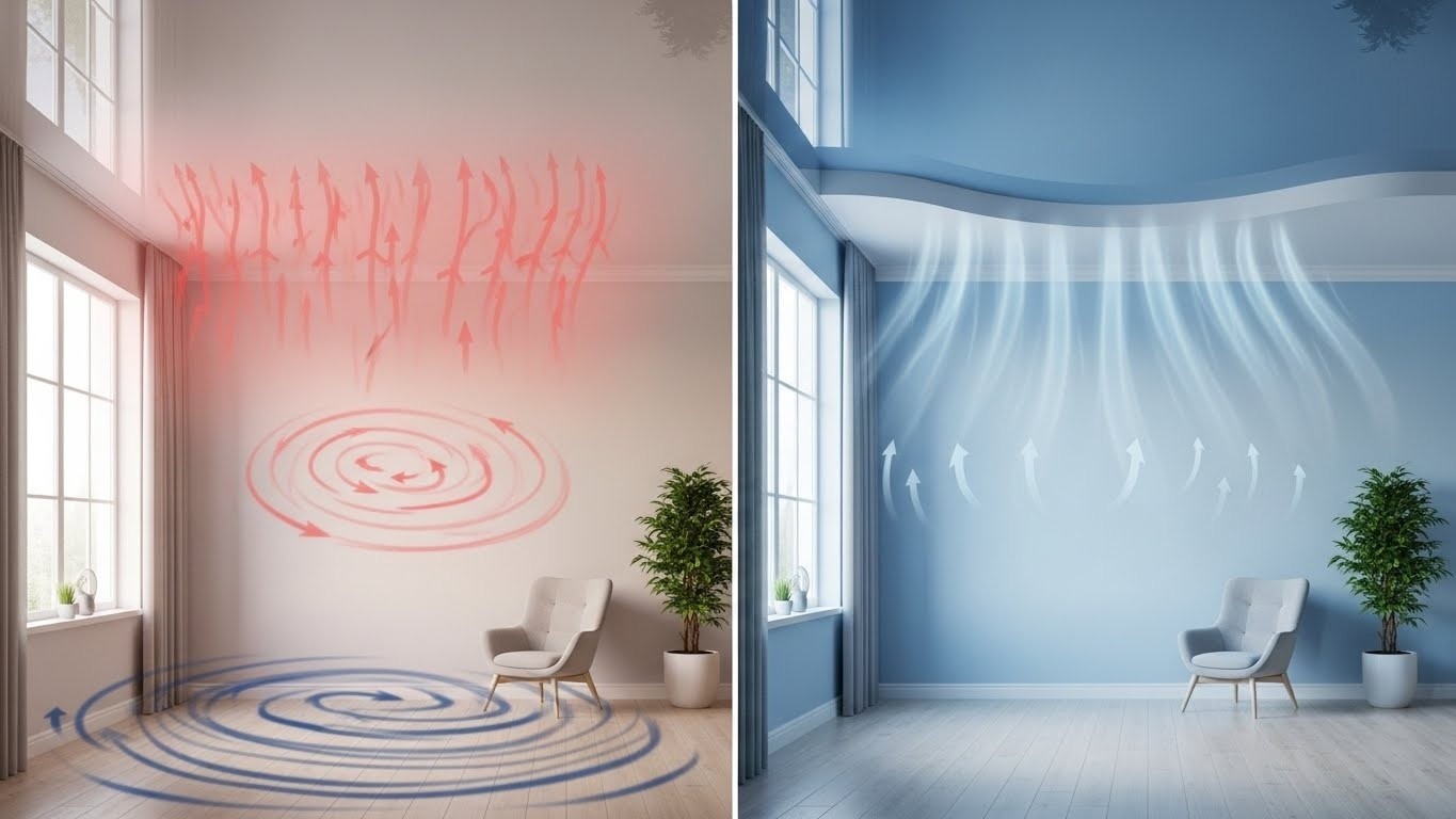 Влияние натяжных потолков на микроклимат в помещении