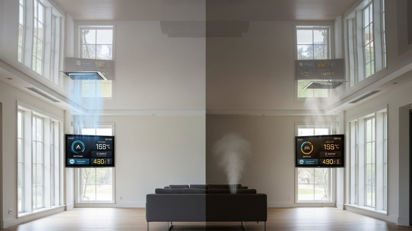 Как натяжные потолки влияют на микроклимат Влияние натяжных потолков на микроклимат