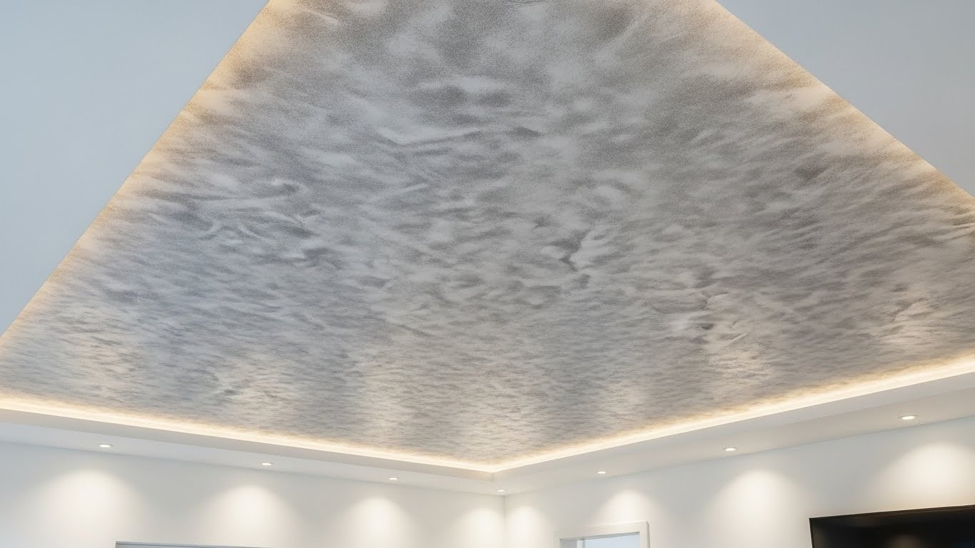 Натяжные потолки с декоративной текстурой матовые