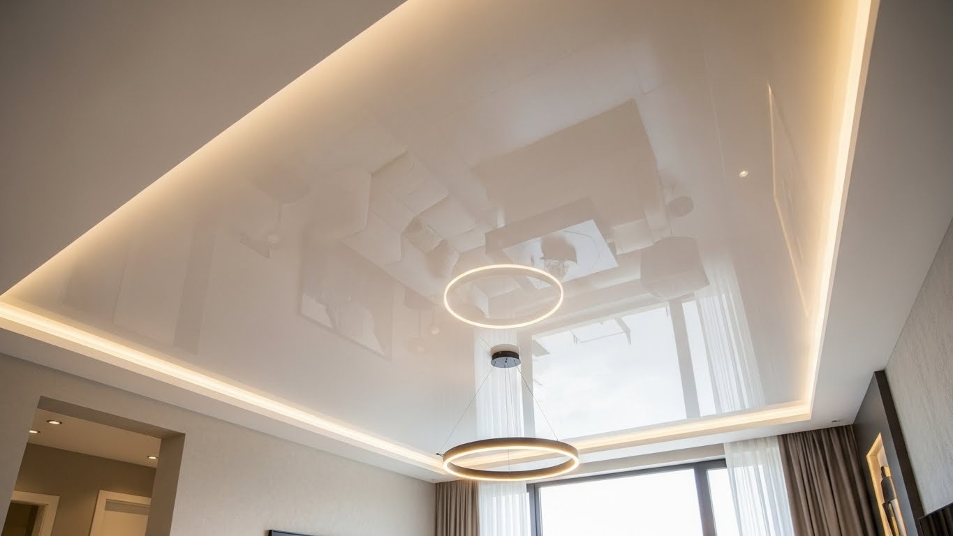 Натяжные потолки по назначению Натяжной потолок по назначению в интерьере