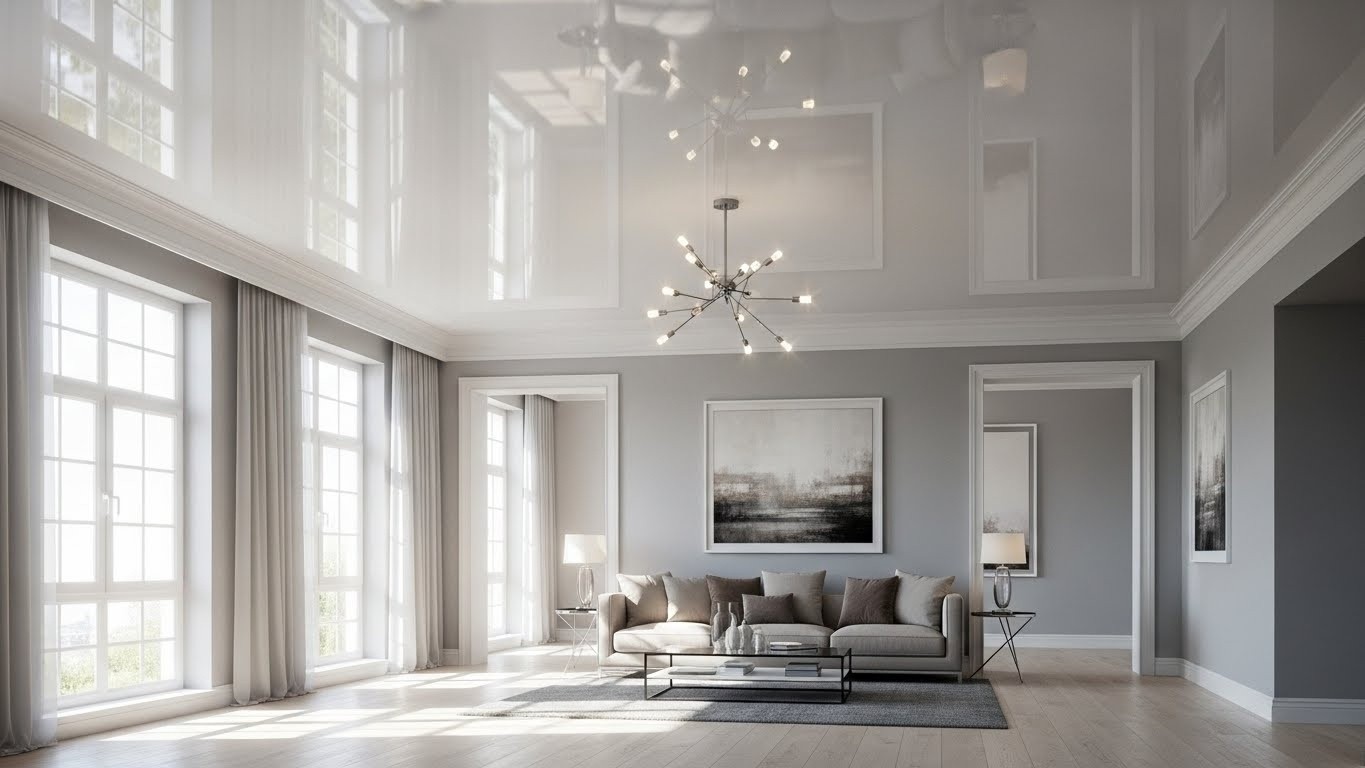 Натяжные потолки из ПВХ