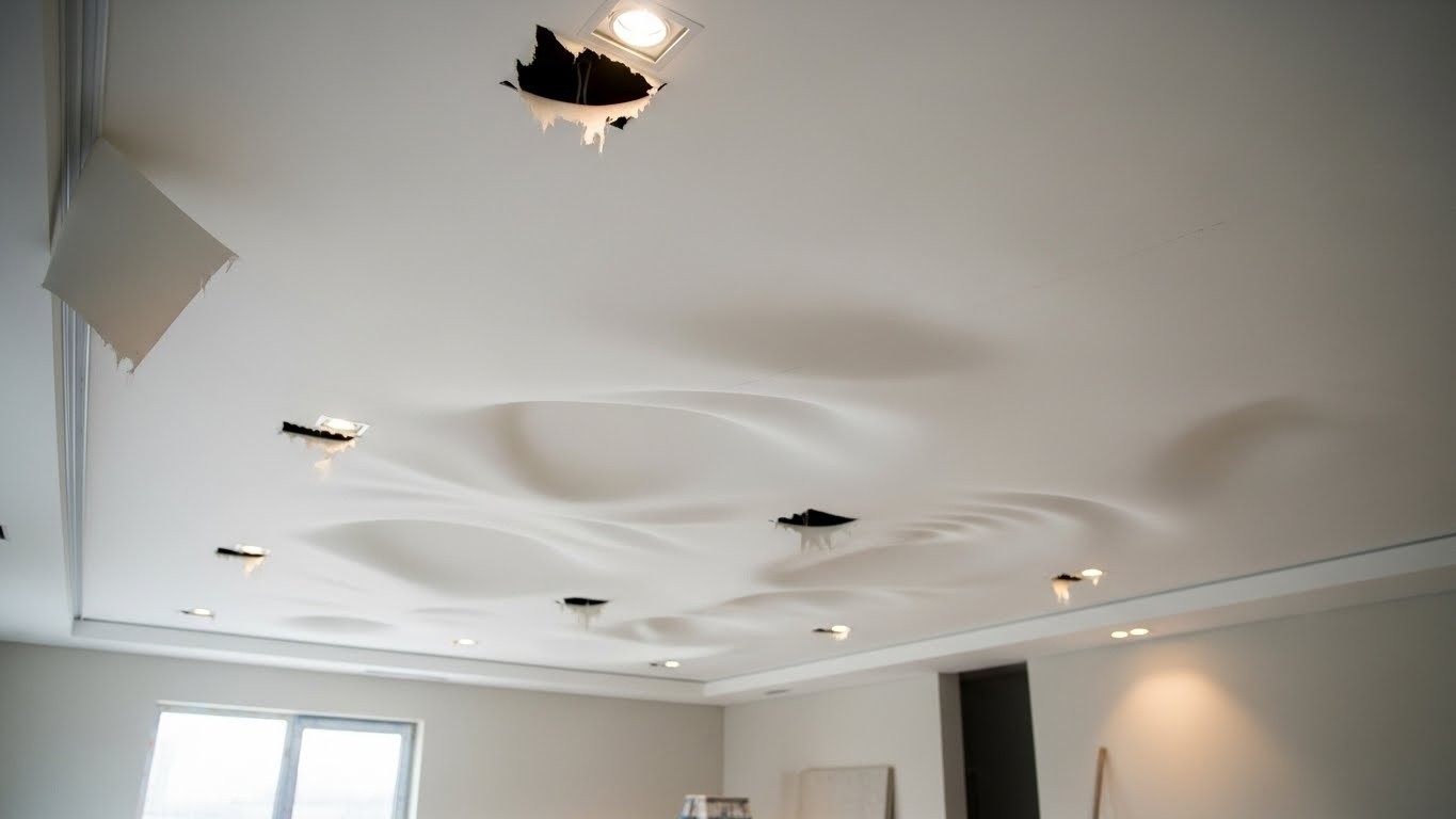 Какие проблемы могут возникнуть при установке натяжного потолка
