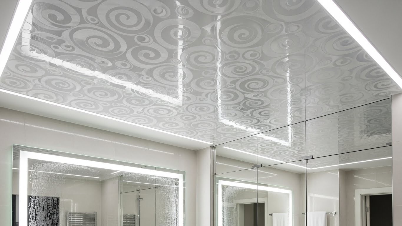 Влагостойкие натяжные потолки с декоративной текстурой Влагостойкие натяжные потолки с декоративной текстурой