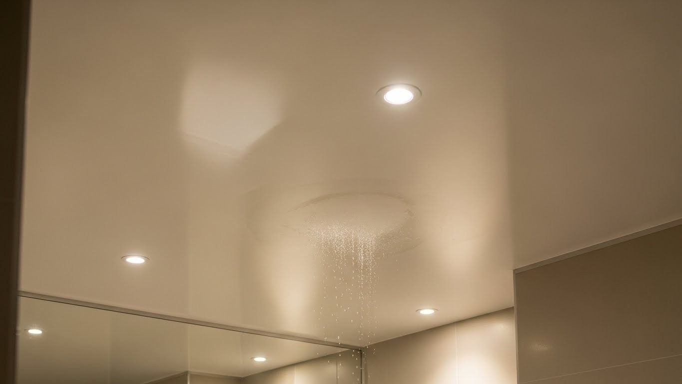 Натяжные потолки одноуровневые влагостойкие