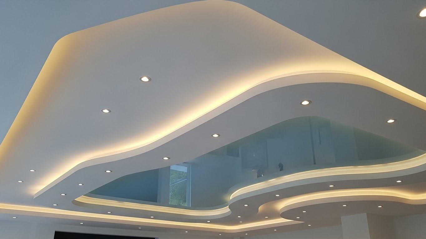 Натяжные потолки многоуровневые влагостойкие