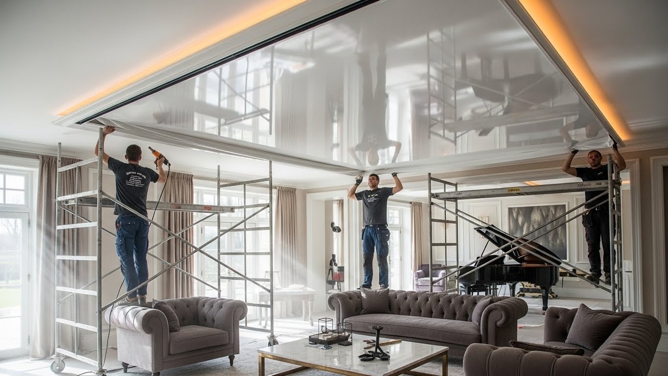 Натяжной потолок премиум класса в элитном доме