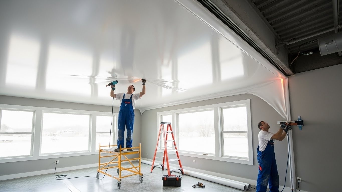 Натяжной потолок с повышенной стойкостью