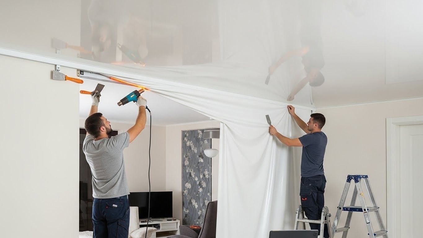 Натяжной потолок с расширенной гарантией