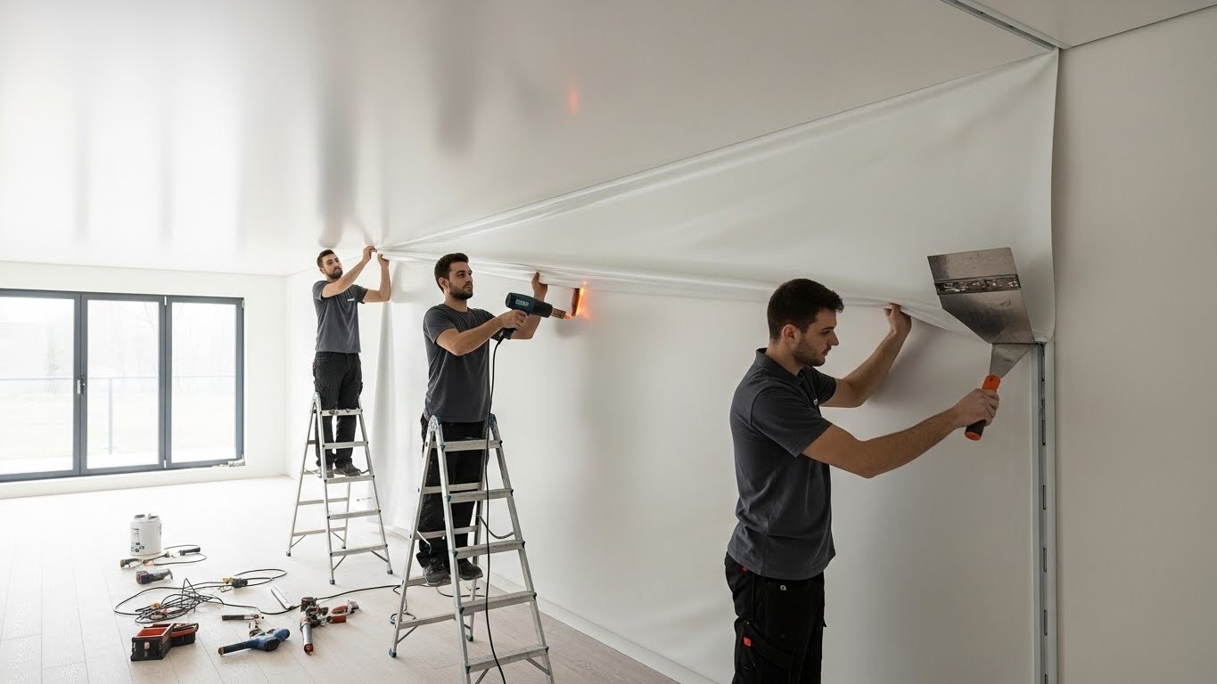 Натяжной потолок с полной гарантией