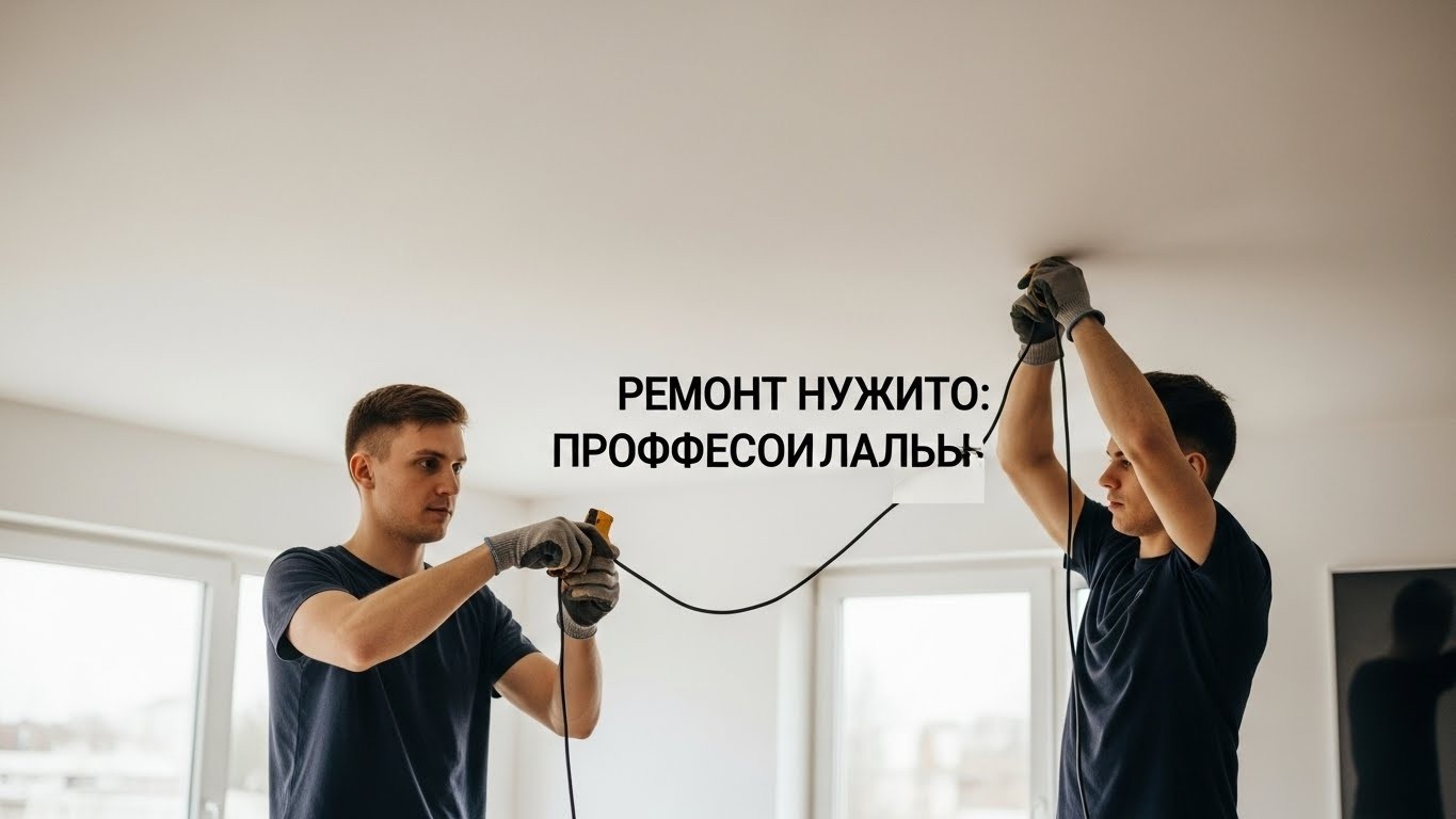 Ремонт натяжного потолка: когда необходима помощь специалистов