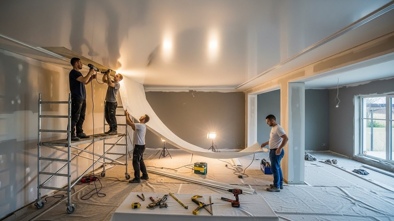 Натяжной потолок с длительной гарантией