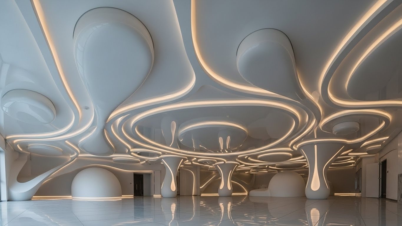 Натяжные потолки сложной формы влагостойкие