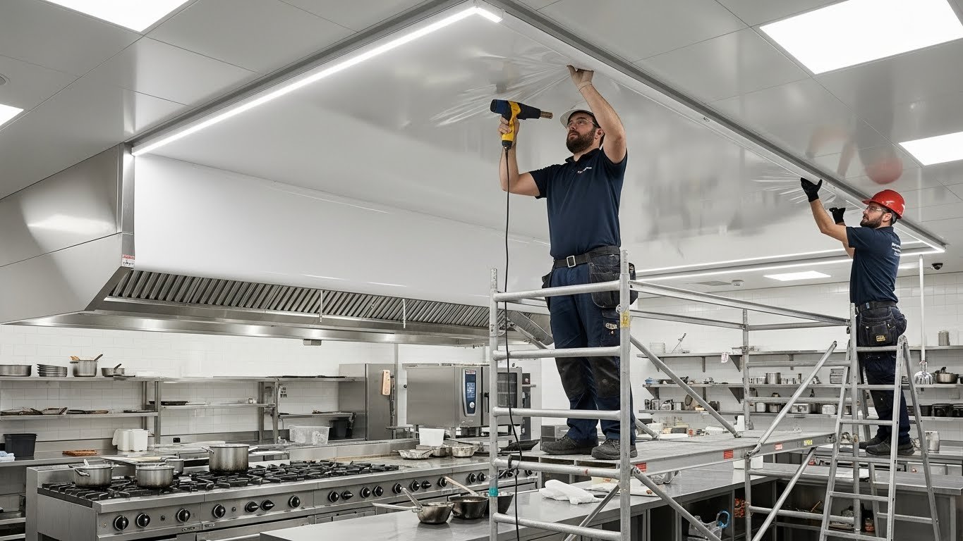 Натяжной потолок для помещений с высокой нагрузкой