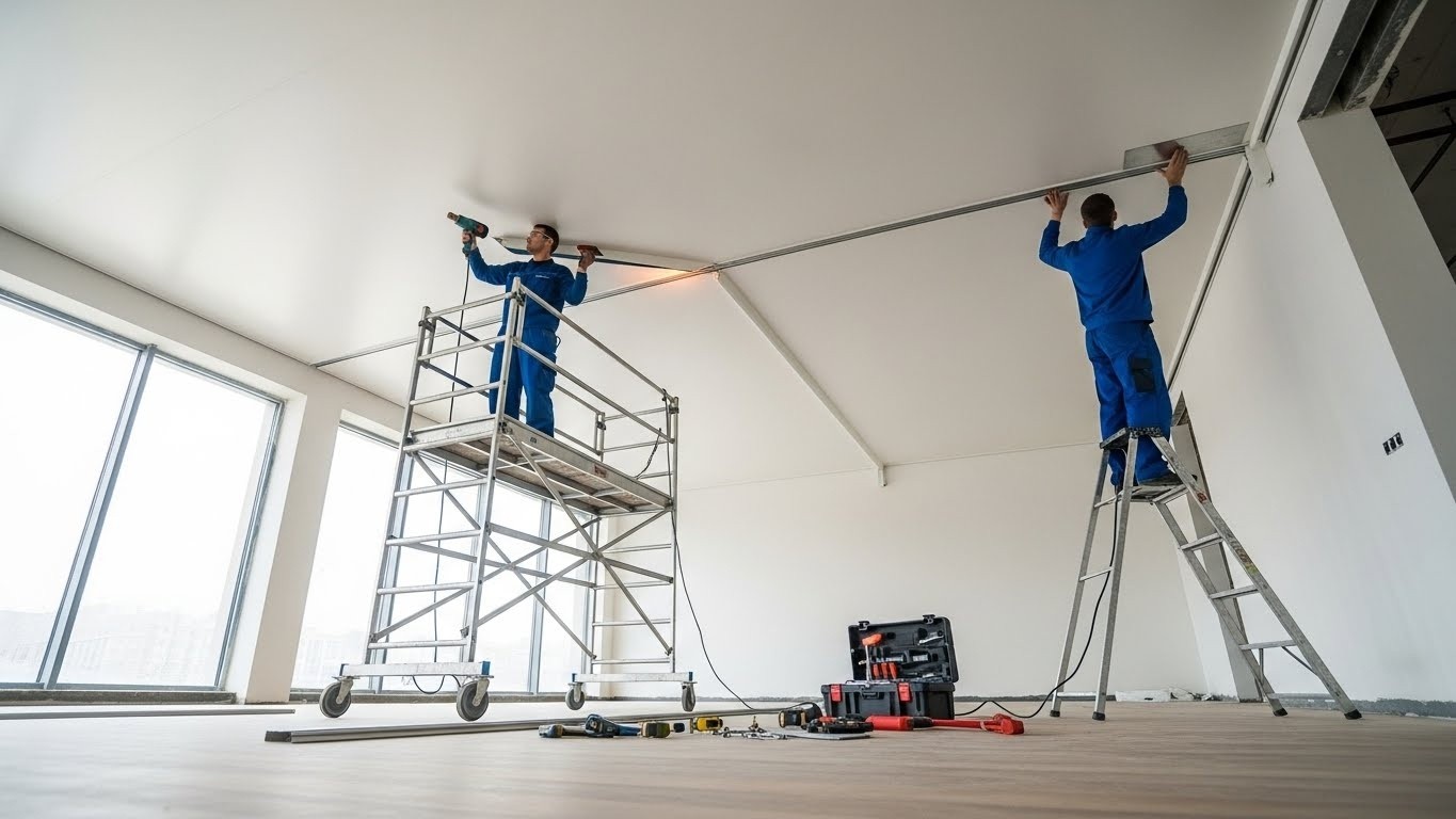 Натяжной потолок с высокой износостойкостью