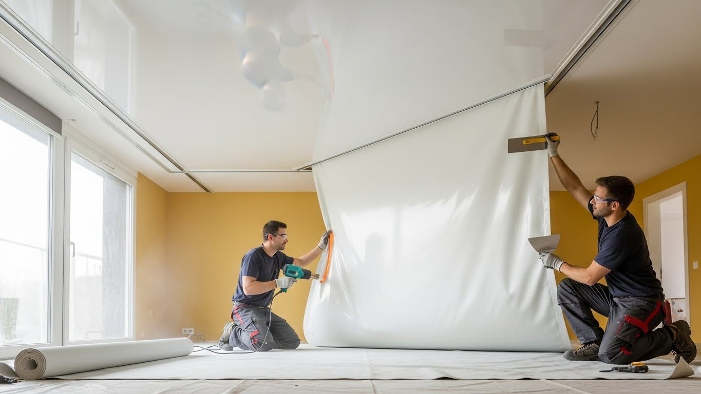 Монтаж натяжных потолков с долгосрочной гарантией качества