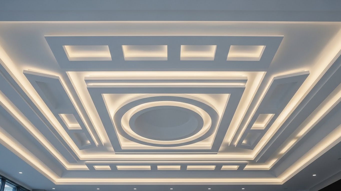 Натяжные потолки сложные многоуровневые