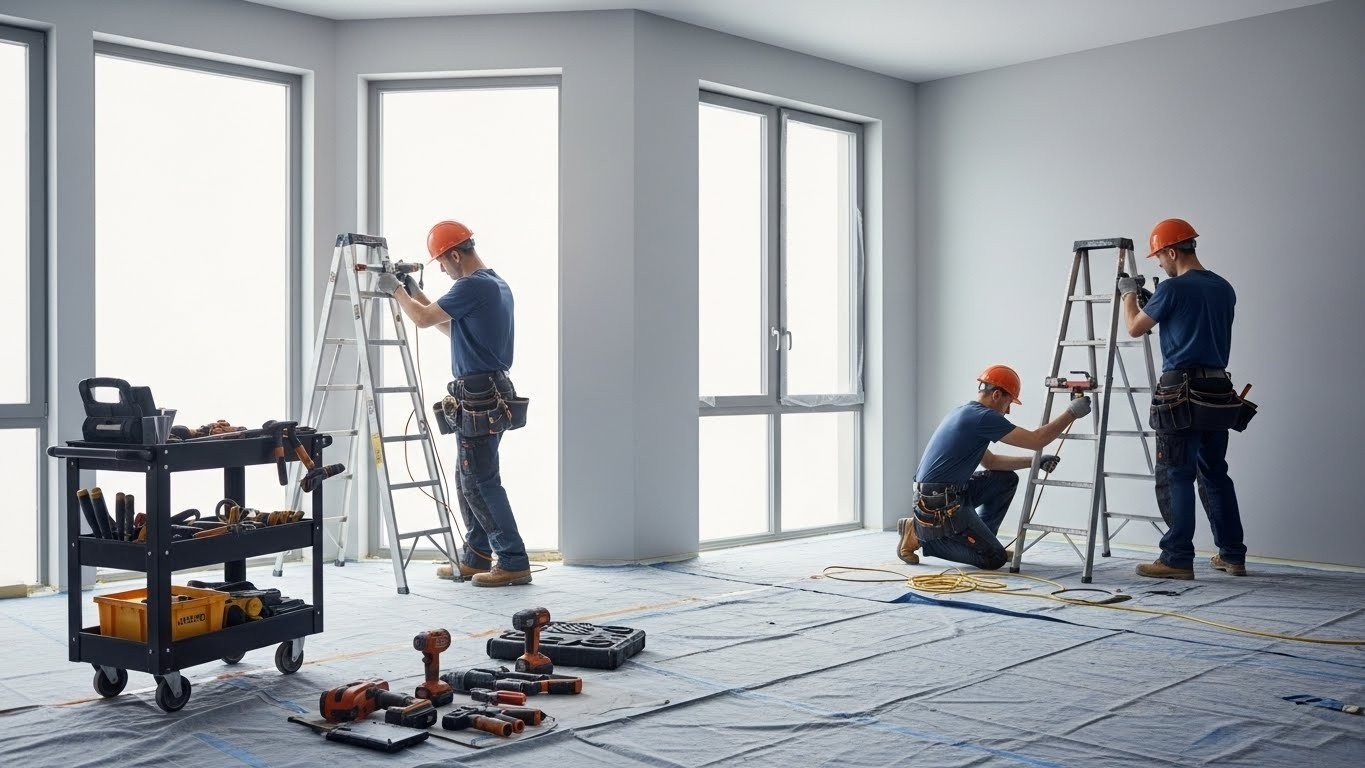 Натяжной потолок с системой микроклимата