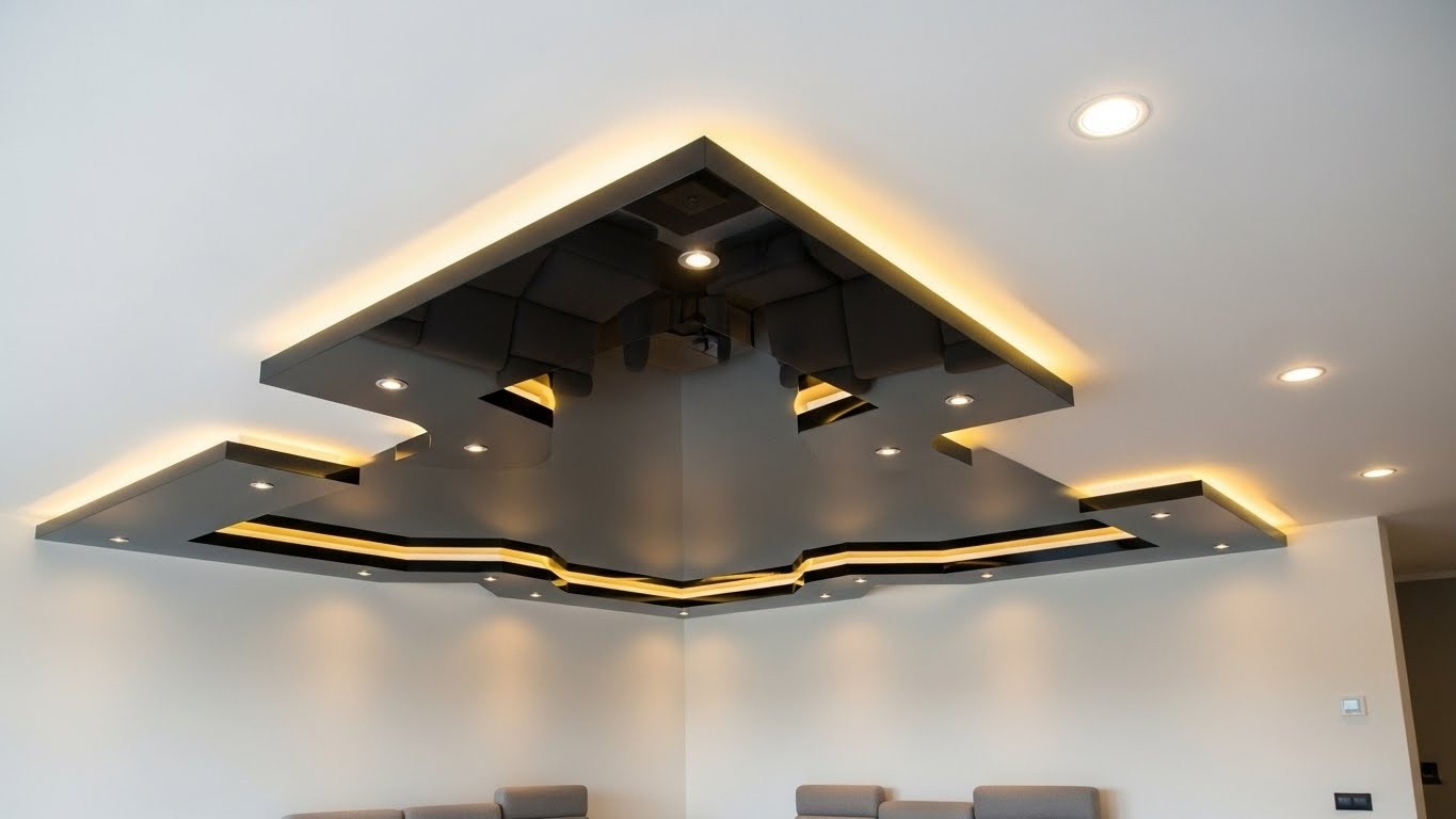 Многоуровневые натяжные потолки в интерьере Многоуровневые натяжные потолки в интерьере