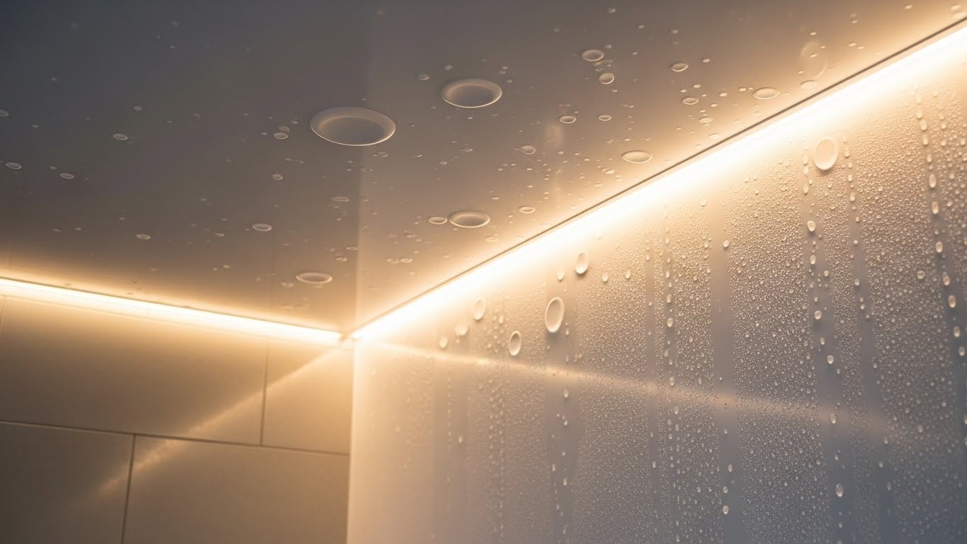 Натяжные потолки с подсветкой влагостойкие