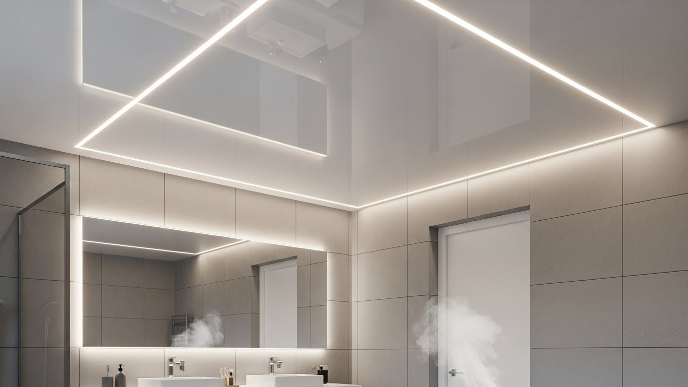 Натяжные потолки влагостойкие матовые