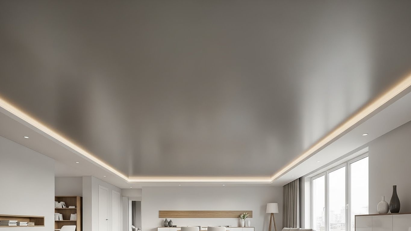 Натяжной потолок из матовой пленки Матовый натяжной потолок