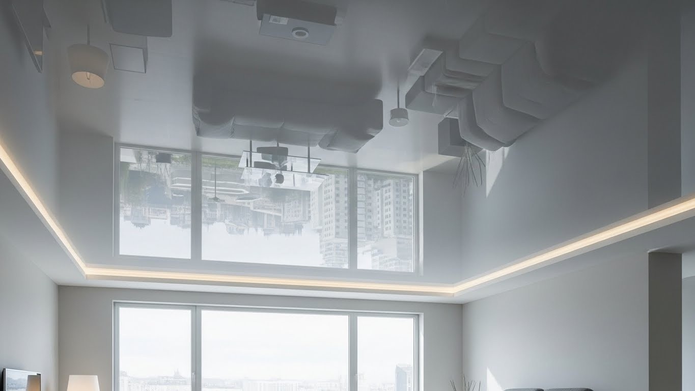 Натяжные потолки звукоизоляционные глянцевые