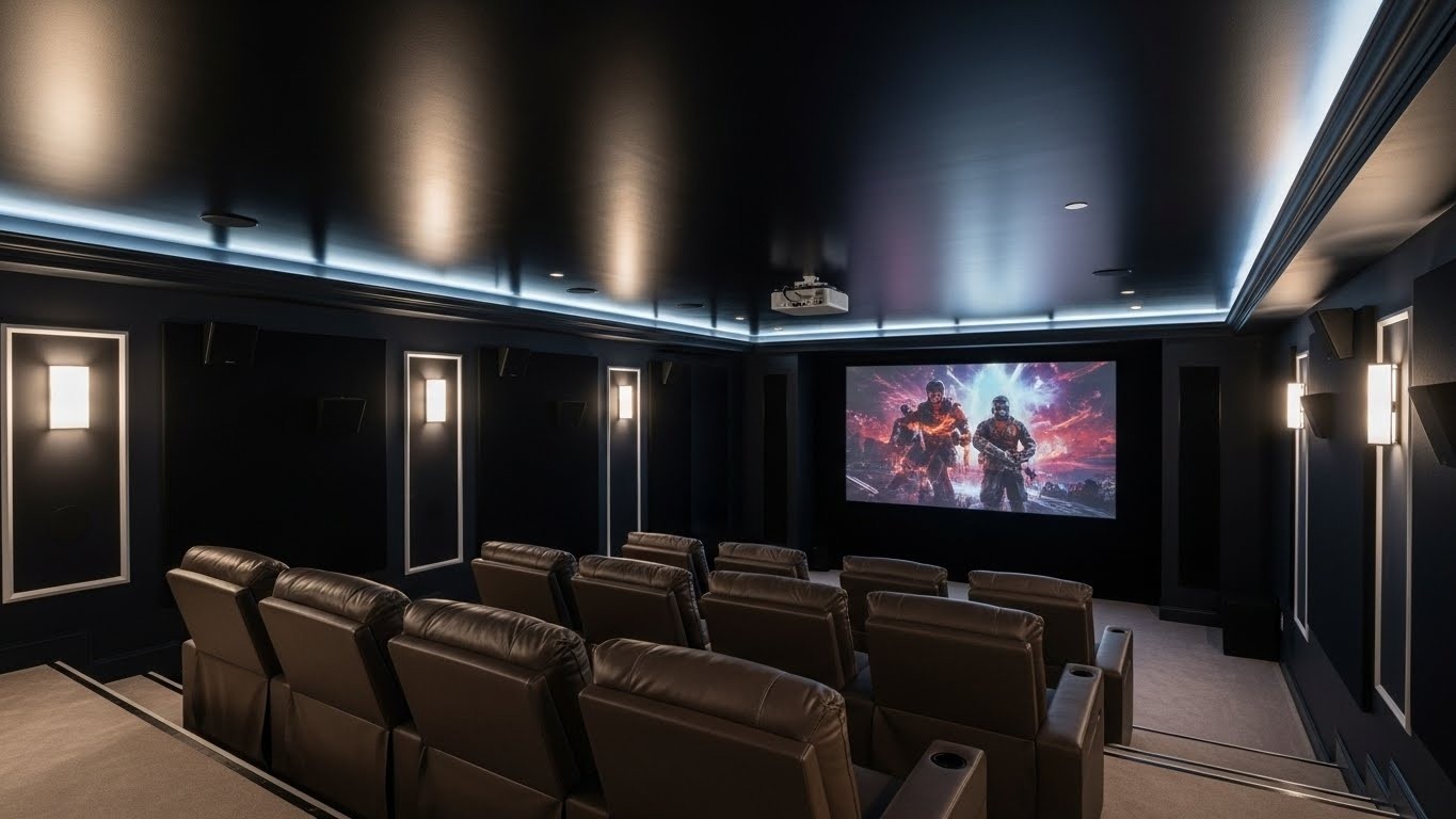 Натяжные потолки звукоизоляционные сатиновые