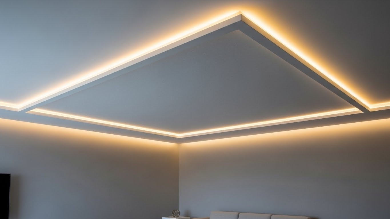 Натяжные потолки с подсветкой и звукоизоляцией Натяжные потолки с подсветкой и звукоизоляцией