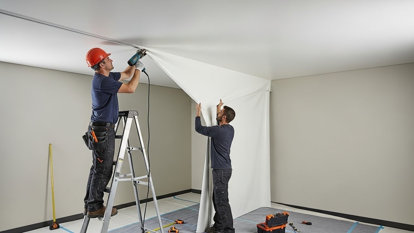 Натяжной потолок с защитой от плесени